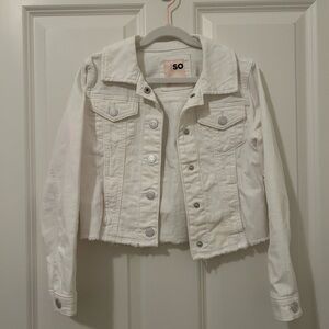 Kids SO White Denim Jacket
